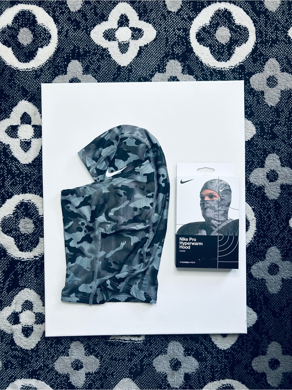 Nike Men’s Hyperwarm Camo Ski Masks - Black & Gray